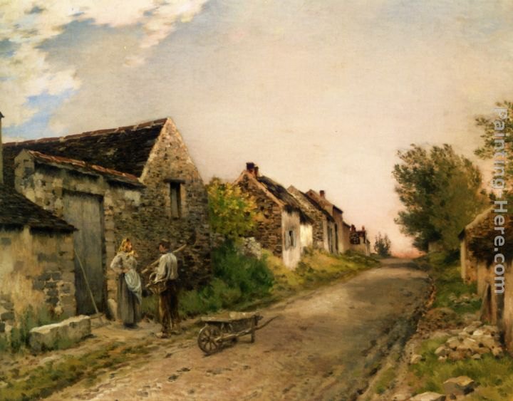 Jean-Charles Cazin The Gossips
